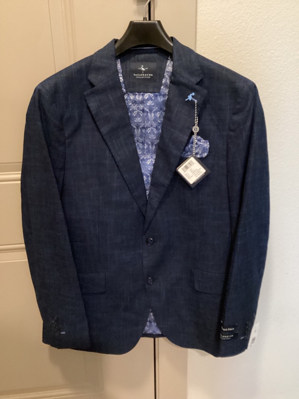 TailorByrd Broken Check Sport Coat 42R - Picture 4 of 14
